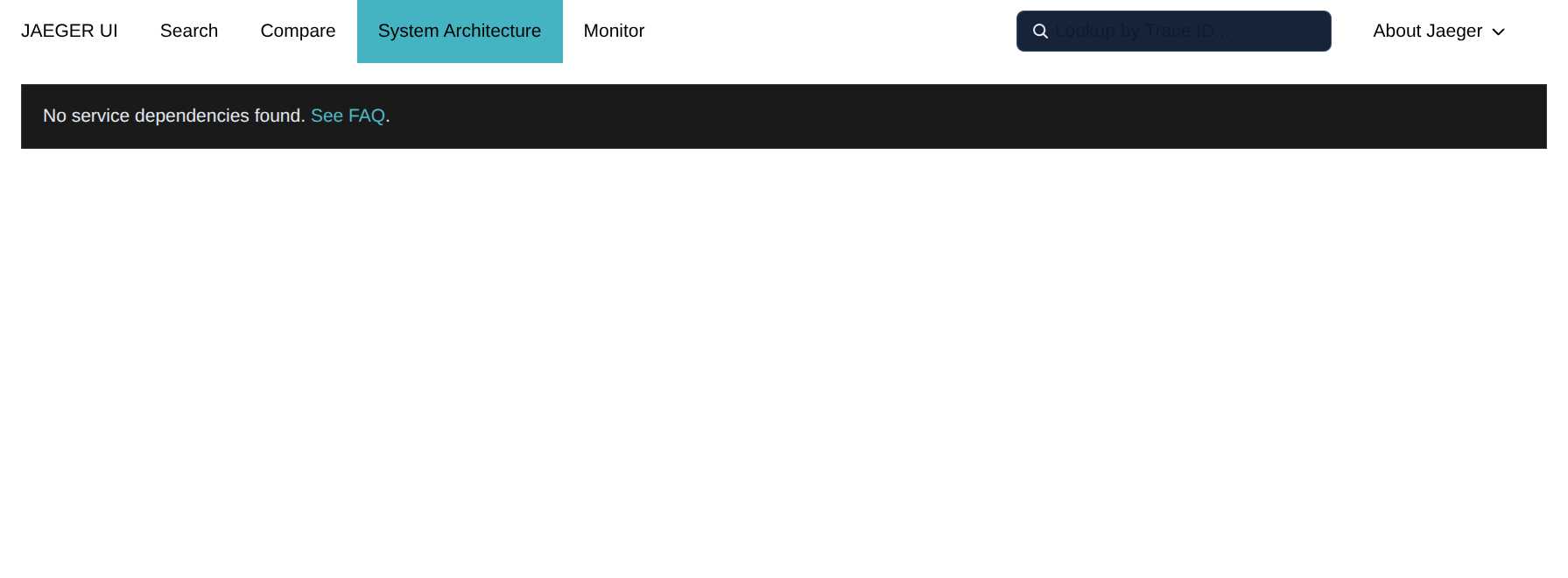 System Architecture: grafo de dependencias entre servicios